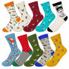 New fashion women men colorful dog cotton socks Spring couple lover Casual Pill Fox neutral red sock Hot - Rupert & Brandy . Co