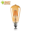 Led lamp ST64 Golden Dimmable led light bulb E27 110V 220V bombillas led for home/living room/bedroom decor 4W/6W/8W led ampul - Rupert & Brandy . Co