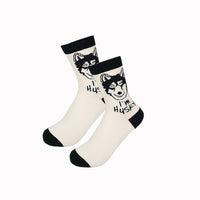 New fashion women men colorful dog cotton socks Spring couple lover Casual Pill Fox neutral red sock Hot - Rupert & Brandy . Co
