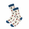 New fashion women men colorful dog cotton socks Spring couple lover Casual Pill Fox neutral red sock Hot - Rupert & Brandy . Co