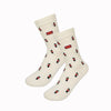 New fashion women men colorful dog cotton socks Spring couple lover Casual Pill Fox neutral red sock Hot - Rupert & Brandy . Co